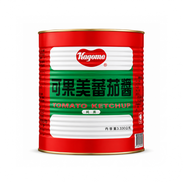 可果美蕃茄醬 3.3kg × 6桶／箱