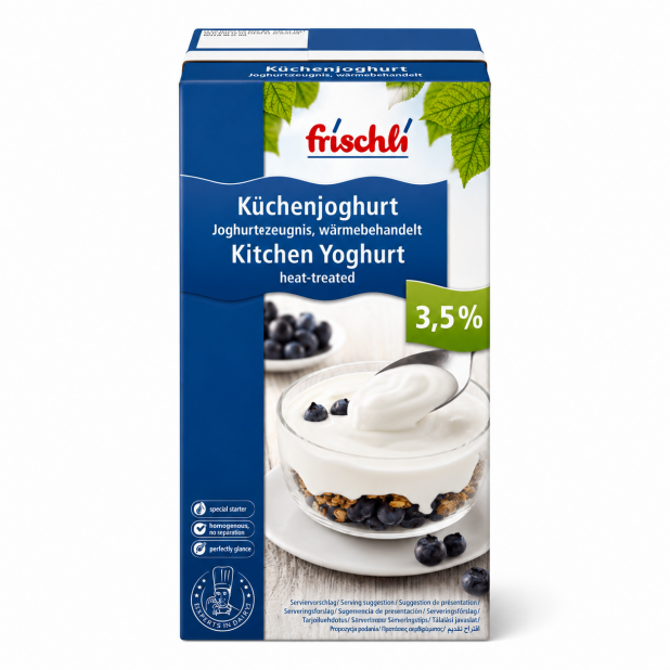Frischli 原味無糖優格（1L／罐）