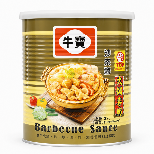 牛寶沙茶醬(火鍋專用)2.7kg/桶