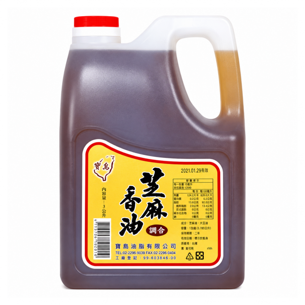 寶島芝麻香油(3kg/桶)