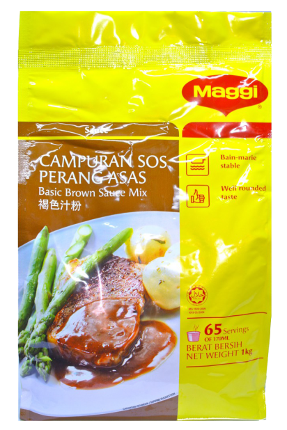 美極棕醬袋裝(1kg/包)