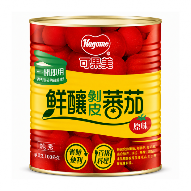 可果美剝皮蕃茄-原味（3.1kg／桶）