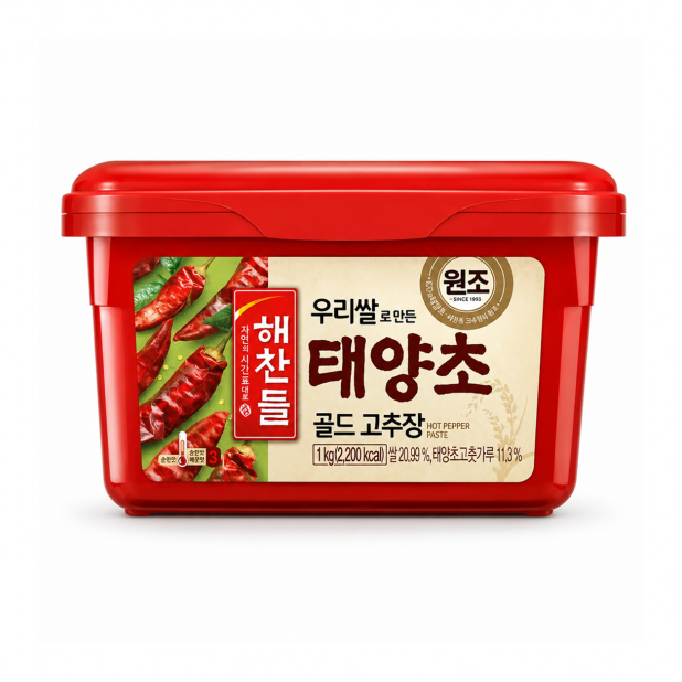 CJ韓式辣椒醬-Gold 黃金系列（1kg／罐）