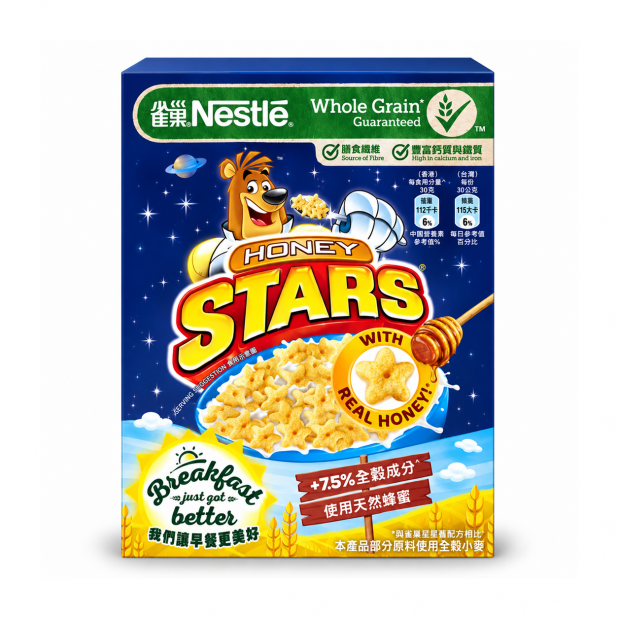 雀巢蜂蜜星星早餐脆片（300g／盒）