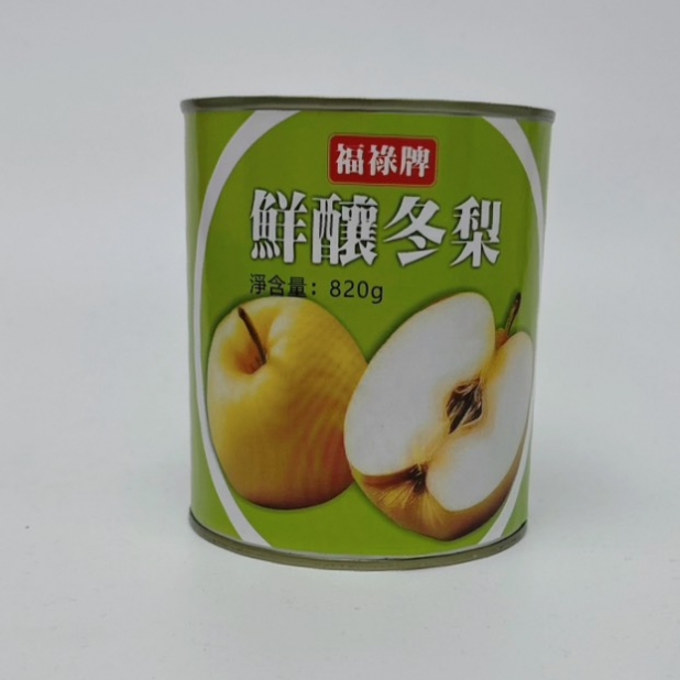 福祿鮮釀冬梨(820g/罐)