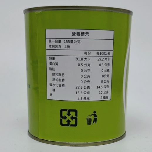 福祿鮮釀冬梨(820g/罐)
