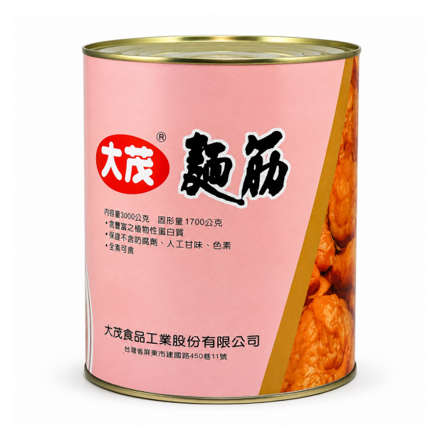 大茂純麵筋（3Kg／桶）