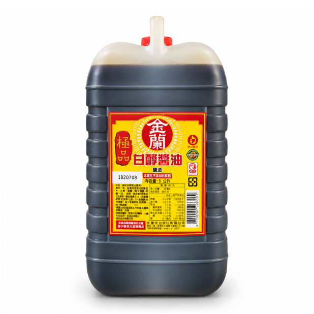 金蘭極品甘醇醬油（5L／桶）