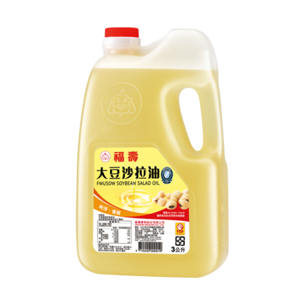 福壽沙拉油(小塑)(3L/桶)