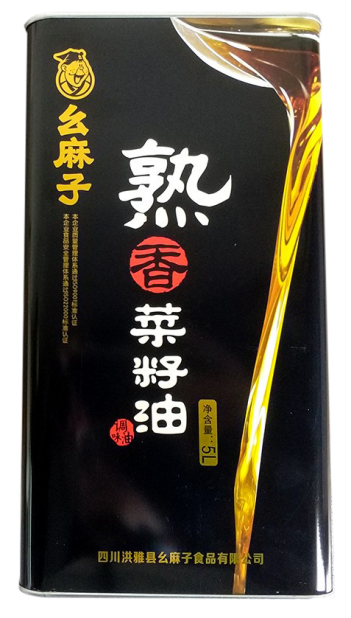 ㄠ麻子熟香菜籽油(5L/桶)
