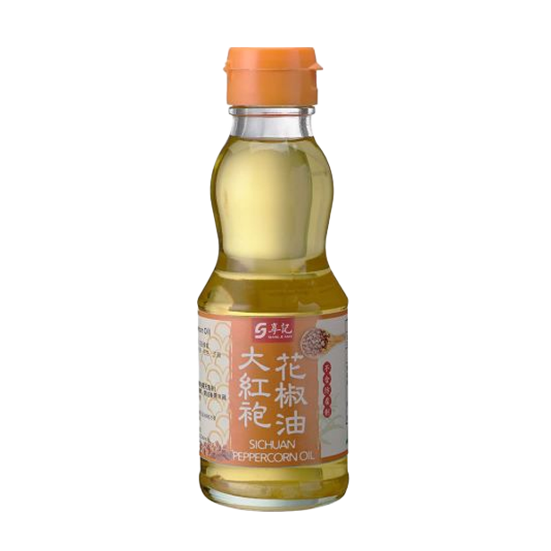 德記大紅袍花椒油185G/瓶(玻璃)