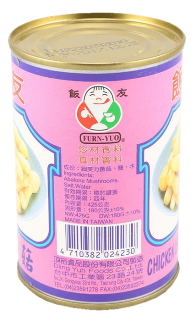 雞佛菇-福隆(425g/罐)<預購商品無現貨，需預訂4~5個工作天>