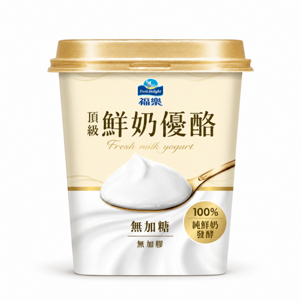 福樂頂級鮮奶優格（500g／罐）