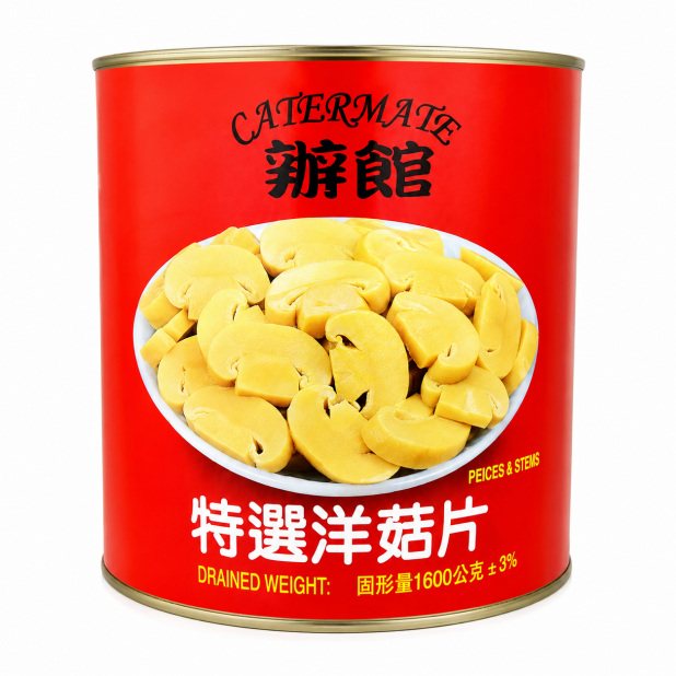 洋菇片-辦館(2.84kg/罐)