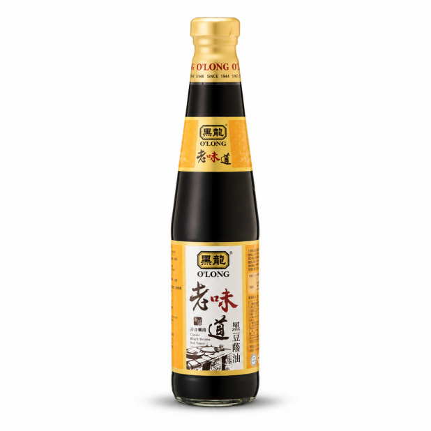 黑龍老味道黑豆蔭油（400ml／罐）