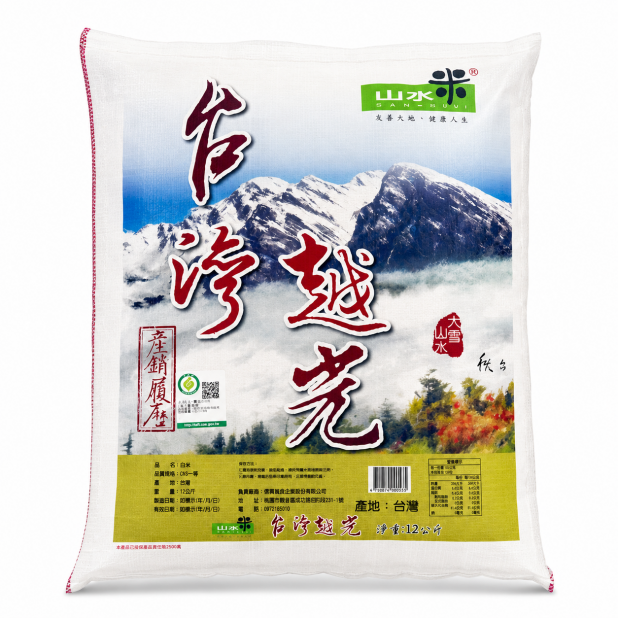 台灣越光米（12Kg／袋）