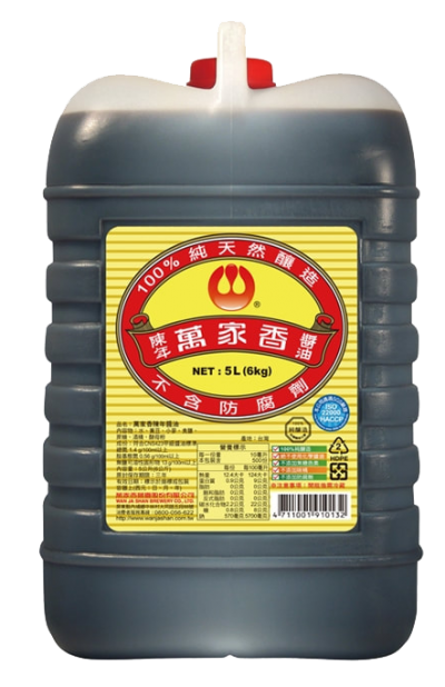 萬家香陳年醬油(6kg*4桶/箱)<需整箱出貨不散出>