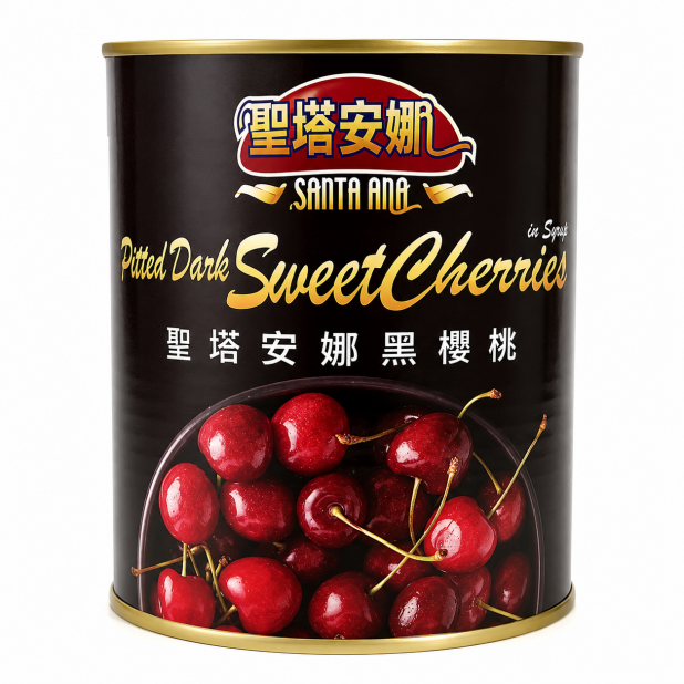 聖塔安娜黑櫻桃（3Kg／罐）
