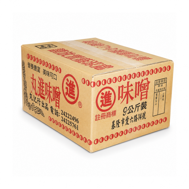 丸進味噌(9KG/箱)